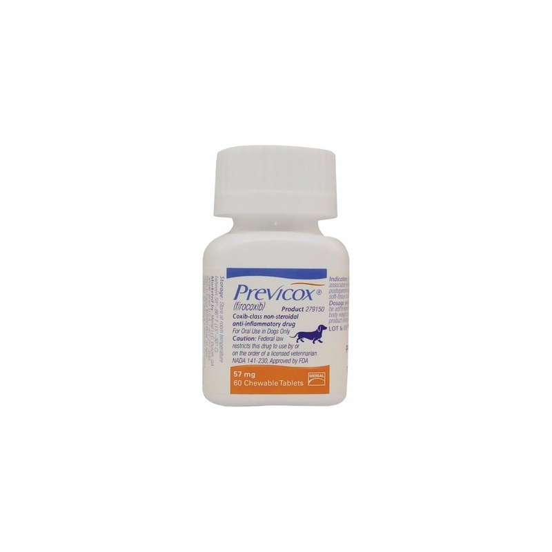 Previcox 57 mg 60 comprimidos 36182 46,990.00